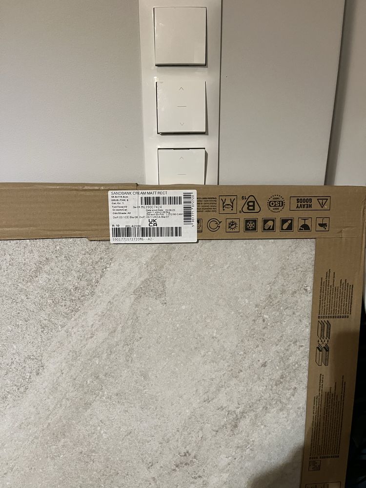 Gres Sandbank Cream Mat Rectified 59,8x119,8 Opoczno