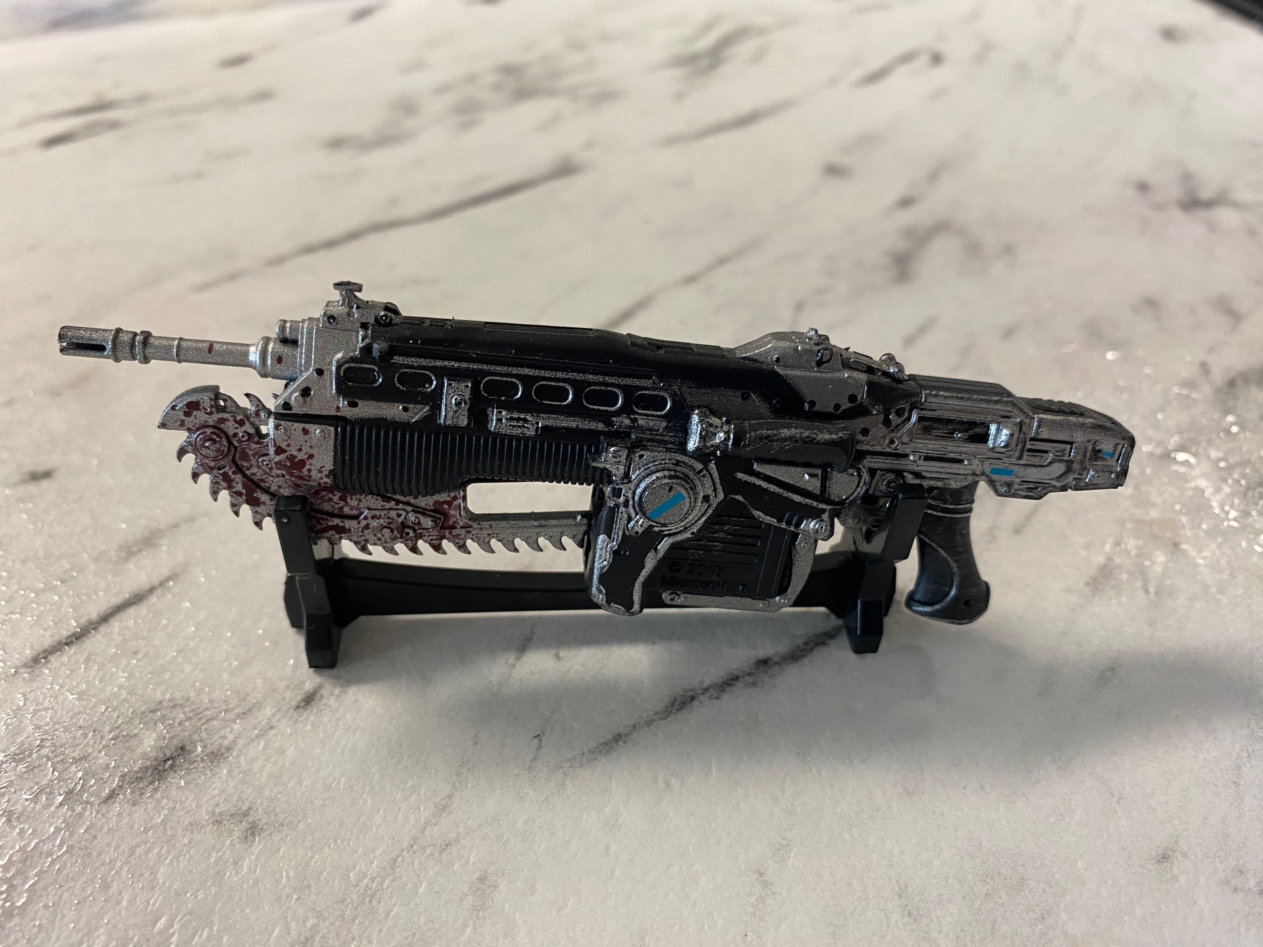Gears of War Mark 2 Lancer Assault Riffle figurka