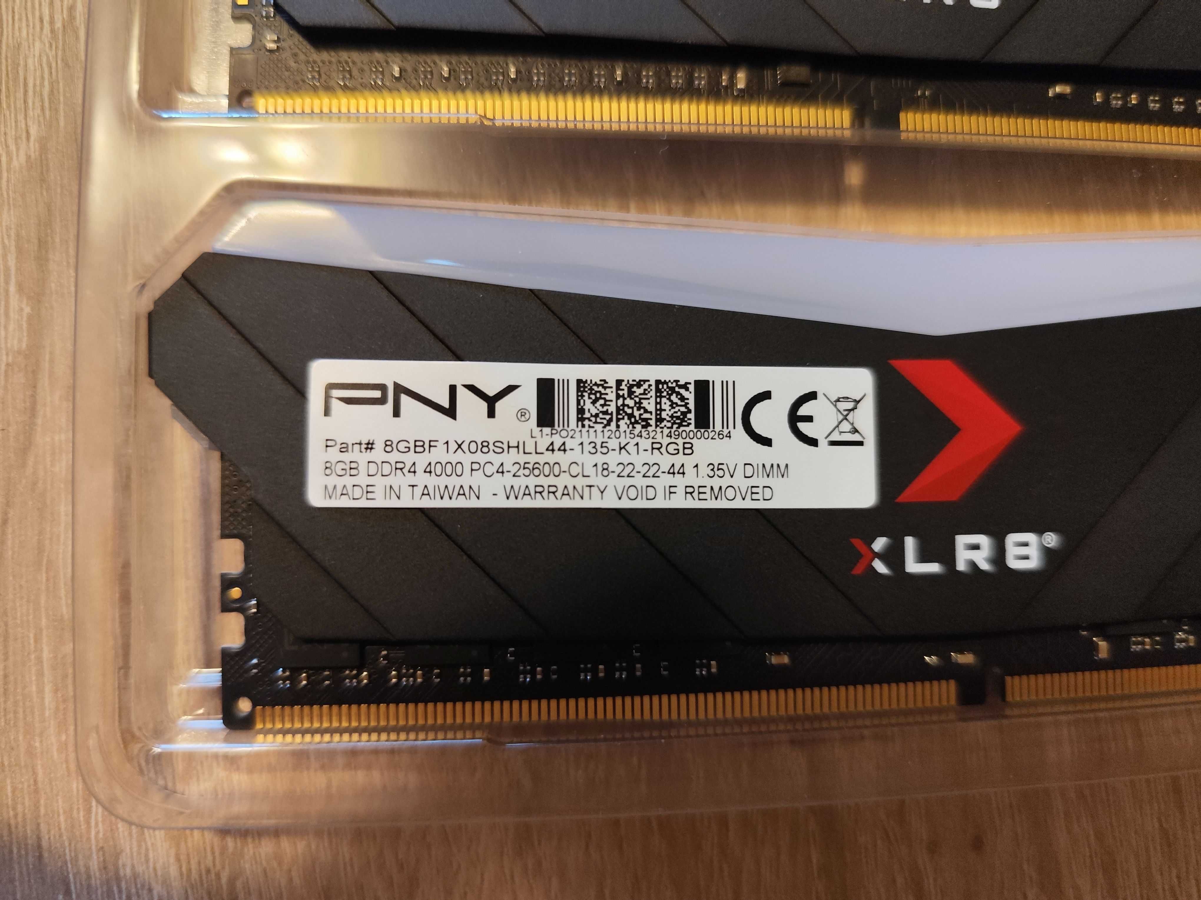 PNY XLR8 Gaming Epic-X RGB DDR4 16 GB, 4000MHz, CL18 - 7 lat gwarancji