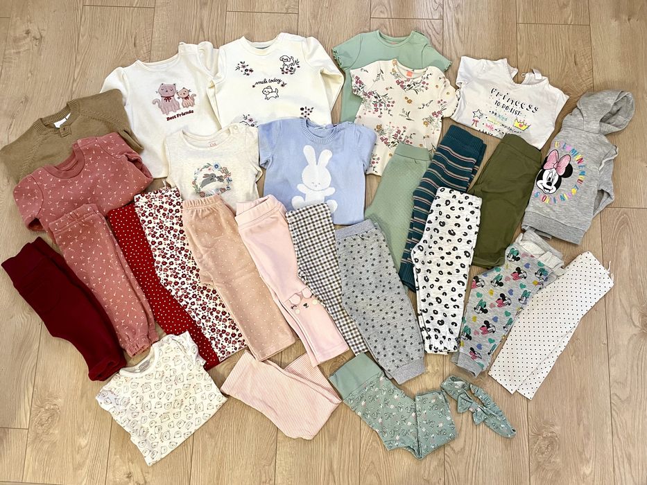 Одяг для дівчинки Zara, H&M, Next, Primark, Disney 86-104