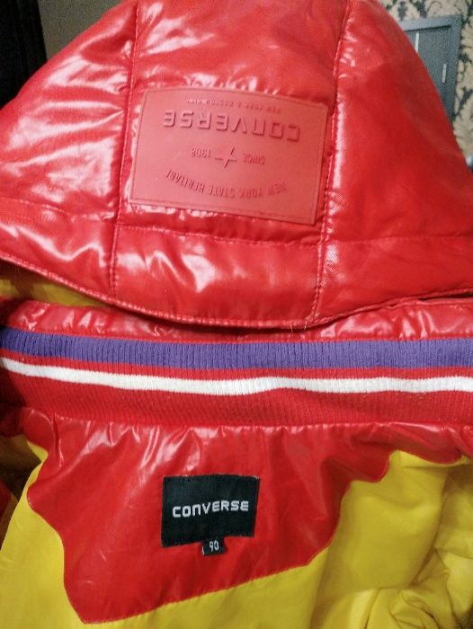 Женская куртка пуховик дутик пуфер CONVERSE оригинал!