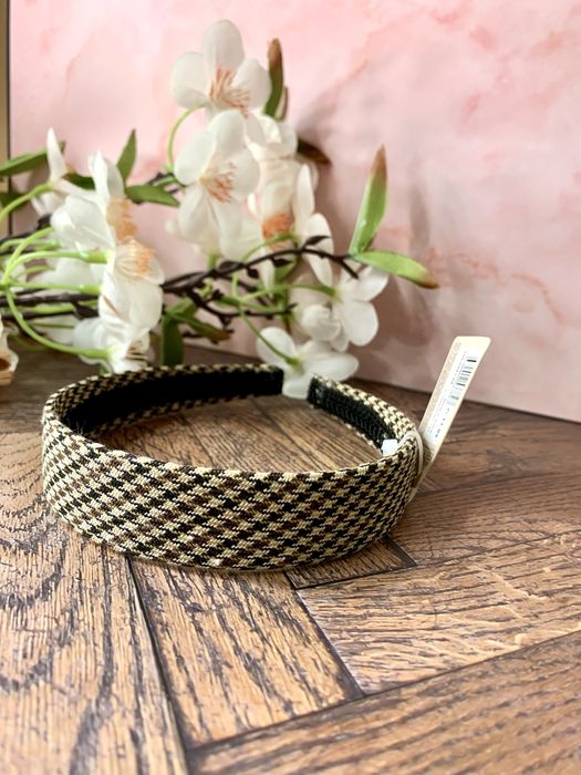 Opaska materiałowa w pepitkę