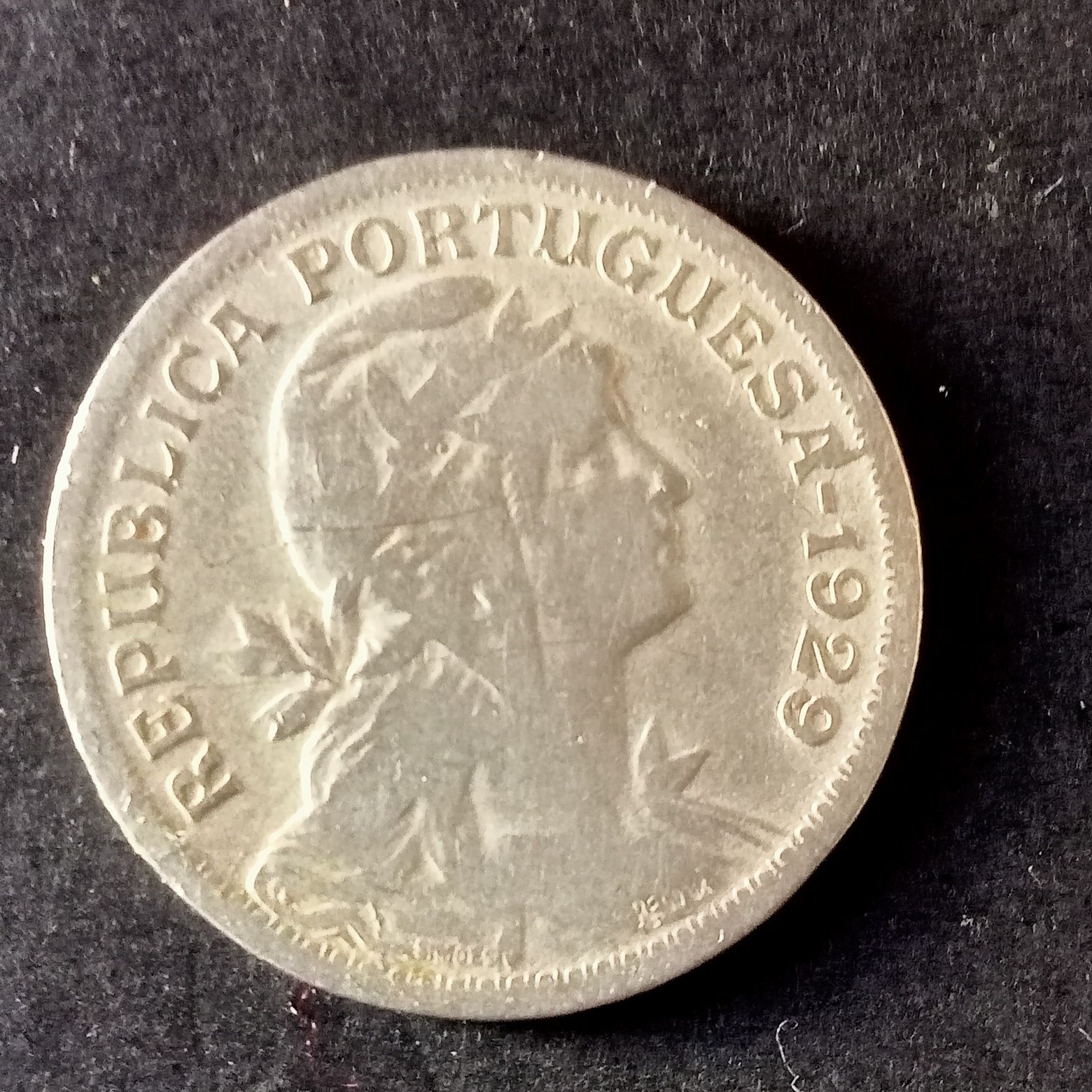 Moeda de 50 centimos 1929
