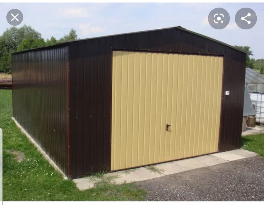 Garaż blaszany 4x5 Garaże blaszane MONTAŻ GRATIS CAŁY Kraj! SZYBKO !