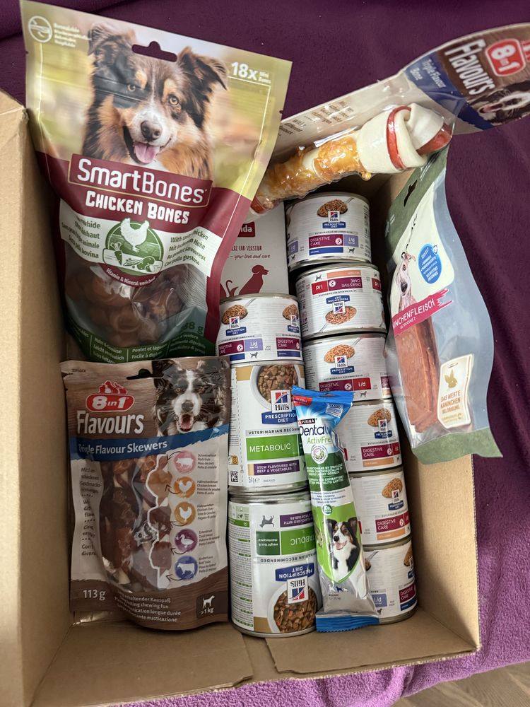 Karma dla psa, hills, animonda, flavours, smart bones i in. paczka