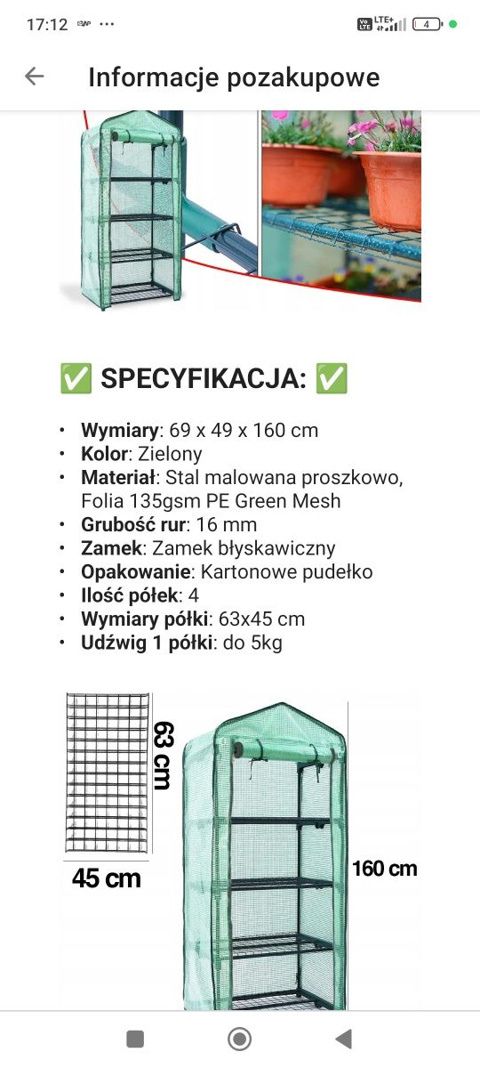 Szklarnia balkonowa