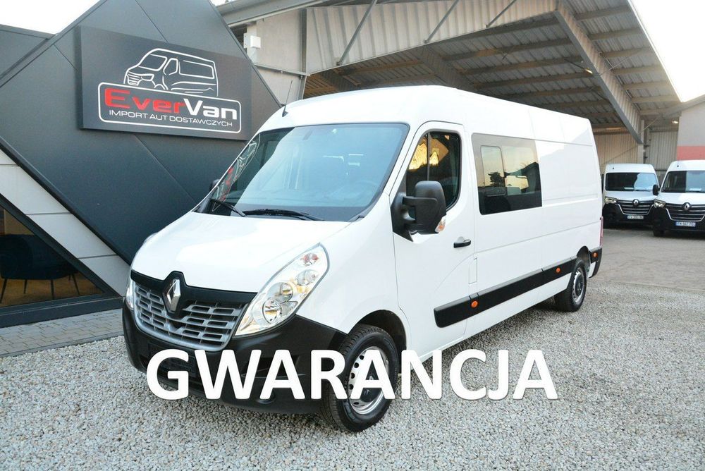 Renault Master  7 osobowy brygadówka doka max pełna opcja servis 100tys.km!!