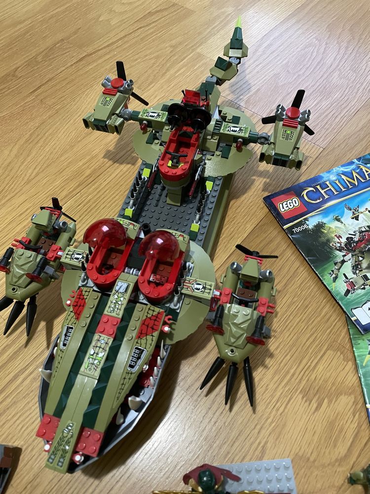 LEGO Chima Cragger Command Ship 70006 - Completo