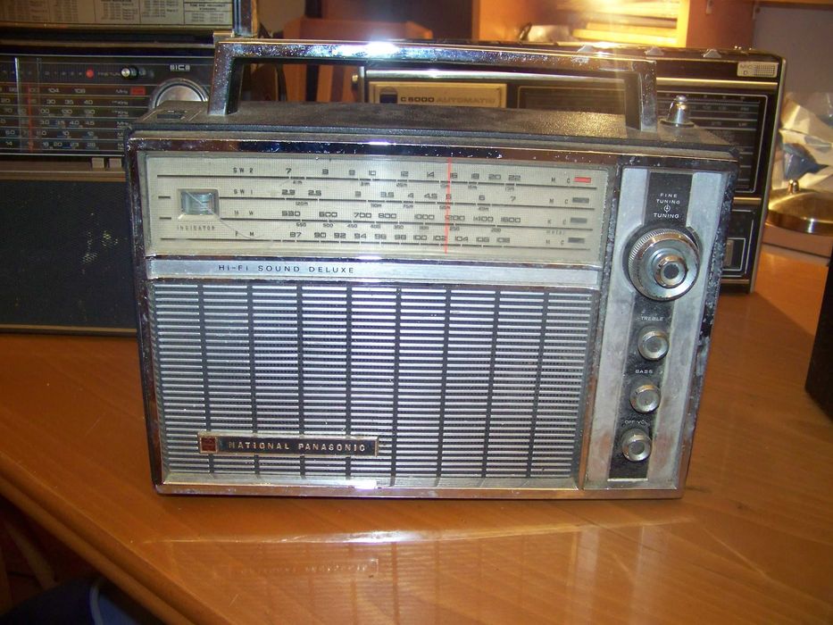 lote 5 rádios antigos transistores