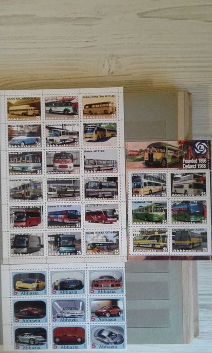 Почтовые марки -транспорт