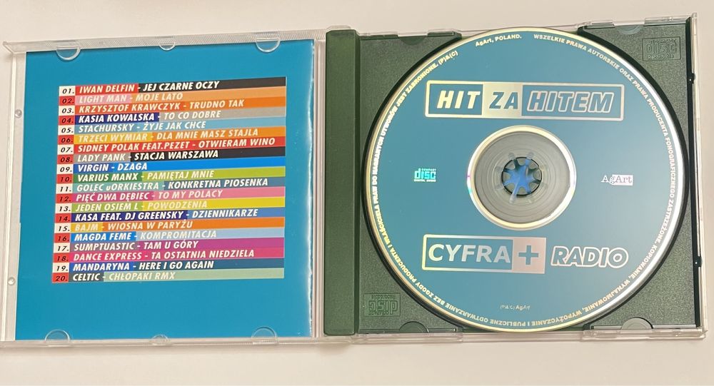 Hit za hitem cyfra + radio cd 2004 polska składanka rock pop