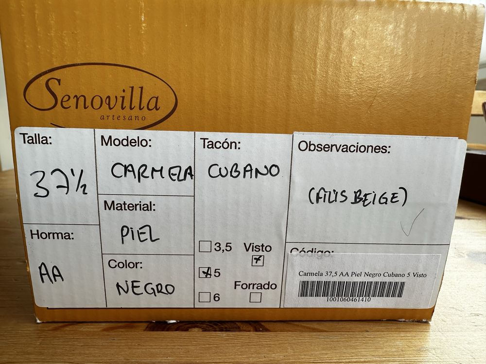 Sapatos profissionais Senovilla 37,5 (Flamenco/Sevilhanas)