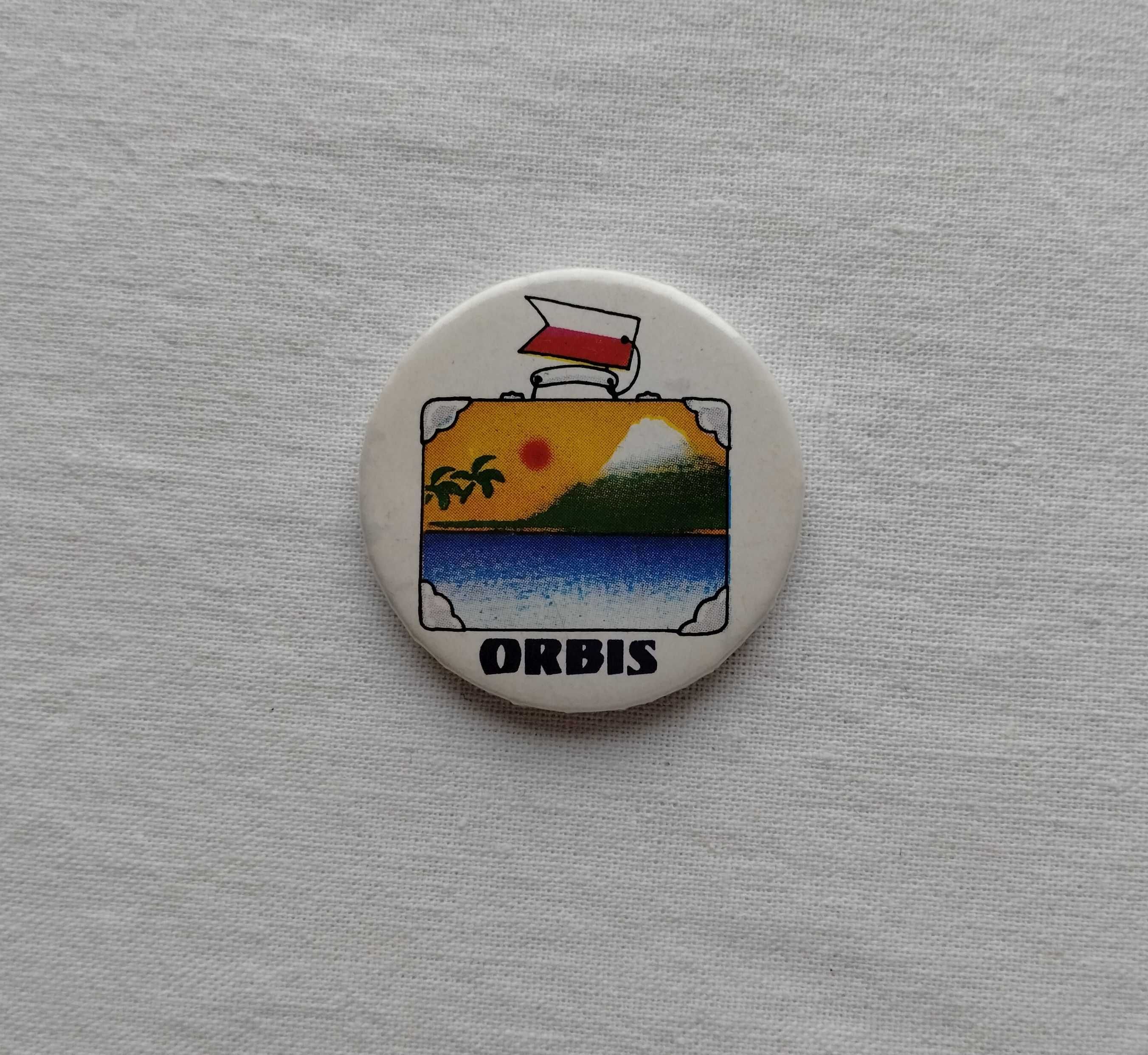Przypinka ORBIS z PRL-u
