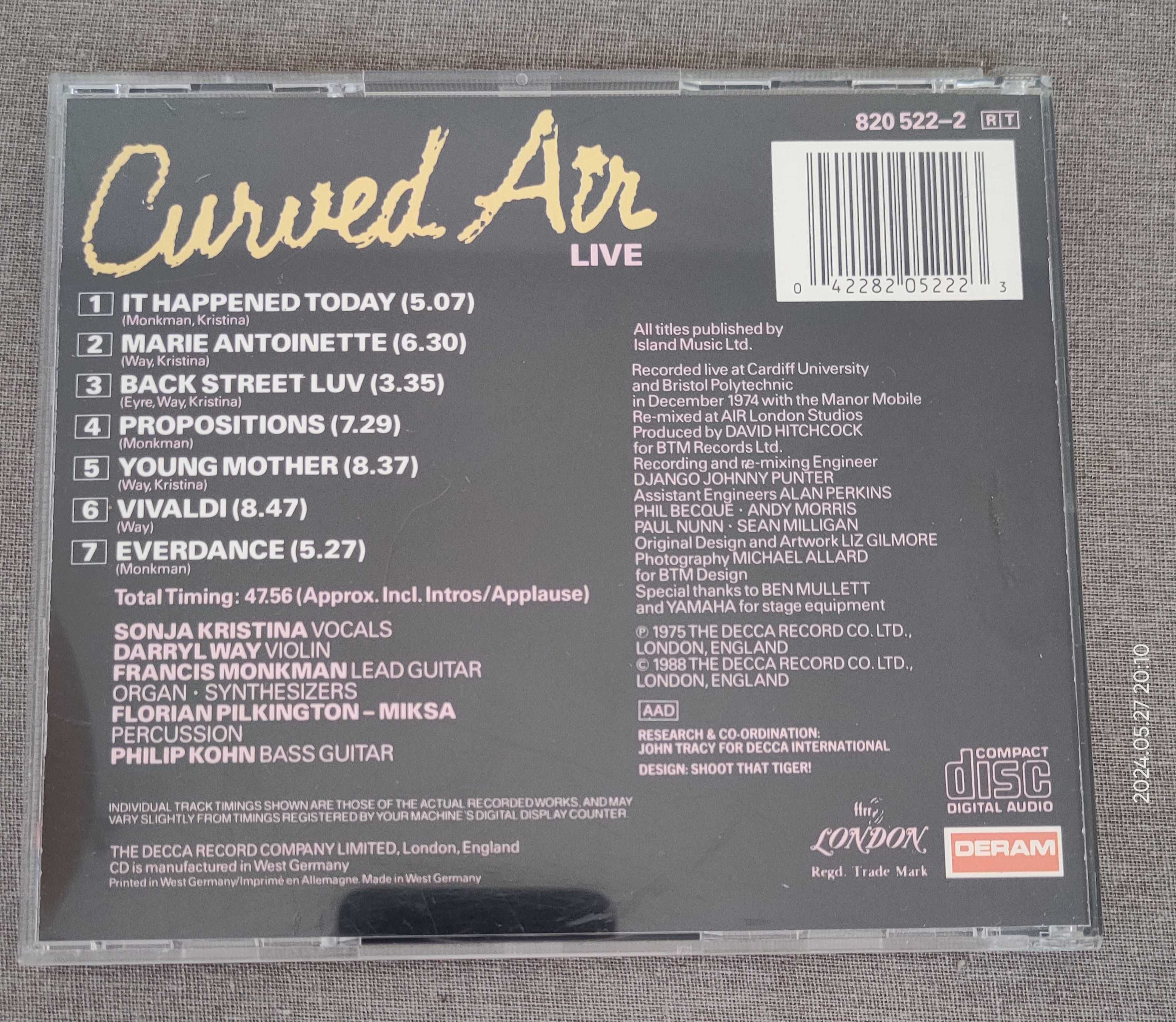 2 cd's Jimi Hendrix e Curved Air