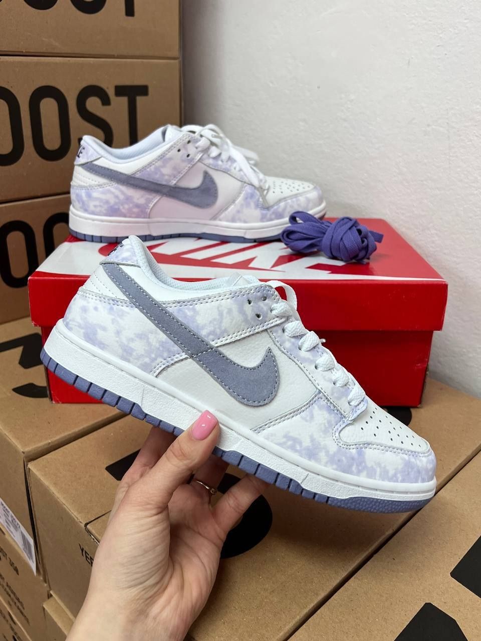 Nike Dunk SB purple pulse + додаткові шнурки