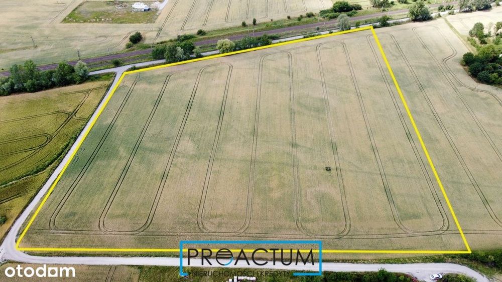 Działka Przemysłowo-Usługowa 7,58 ha k. Torunia