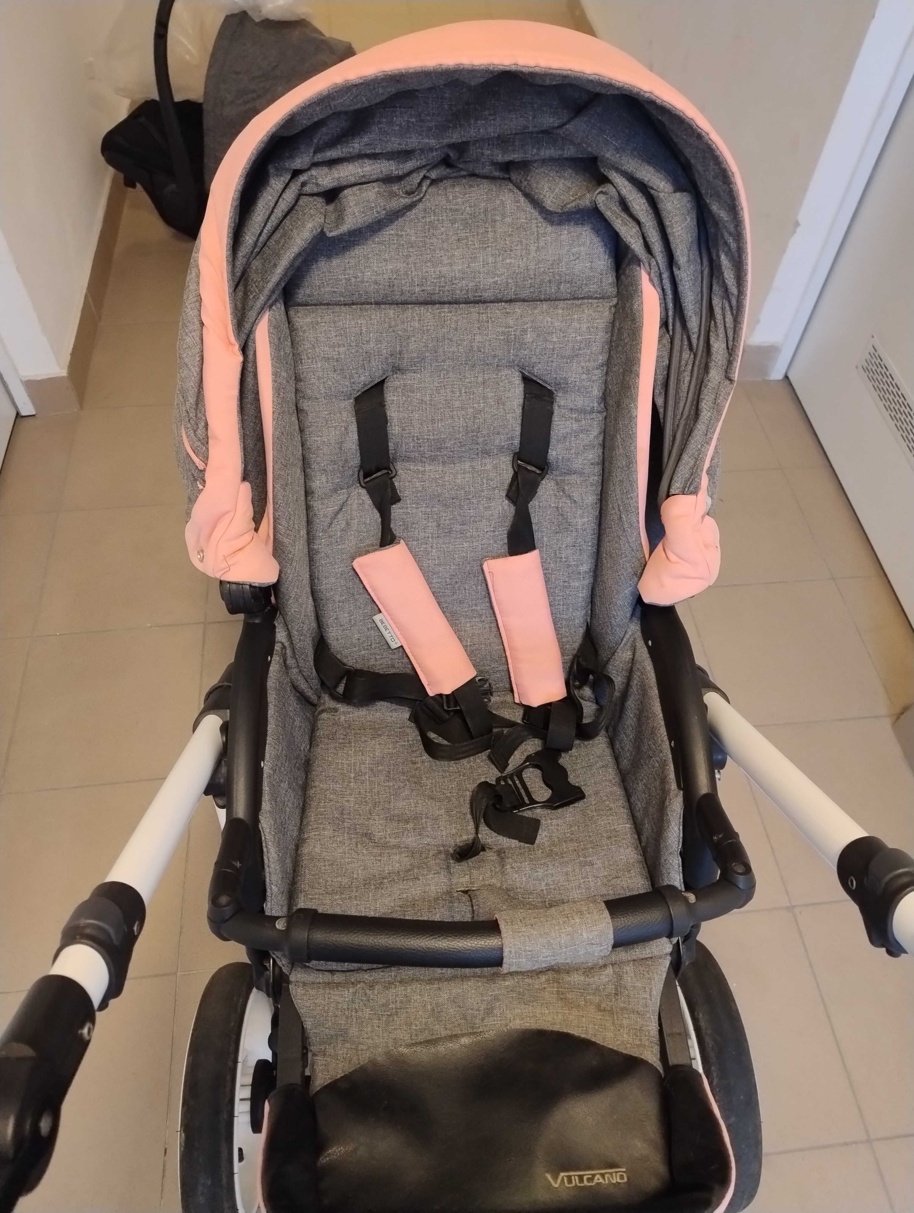Wózek Bebetto VULCANO 3w1