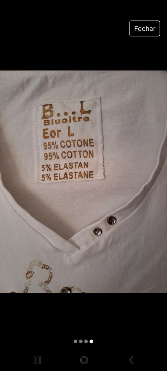 Camisola com brilhantes