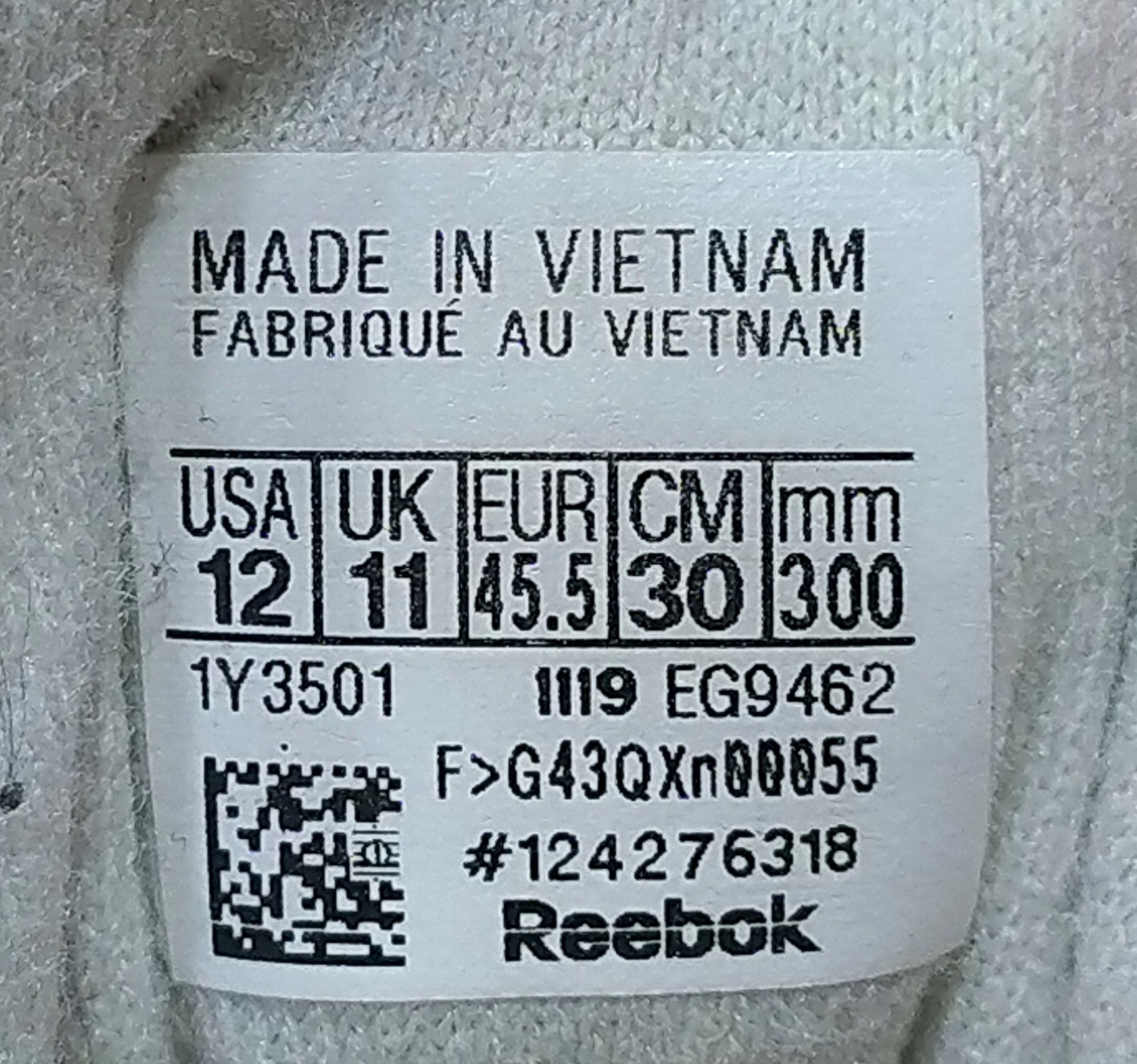 кросівки Reebok Classic 45.5р/30см