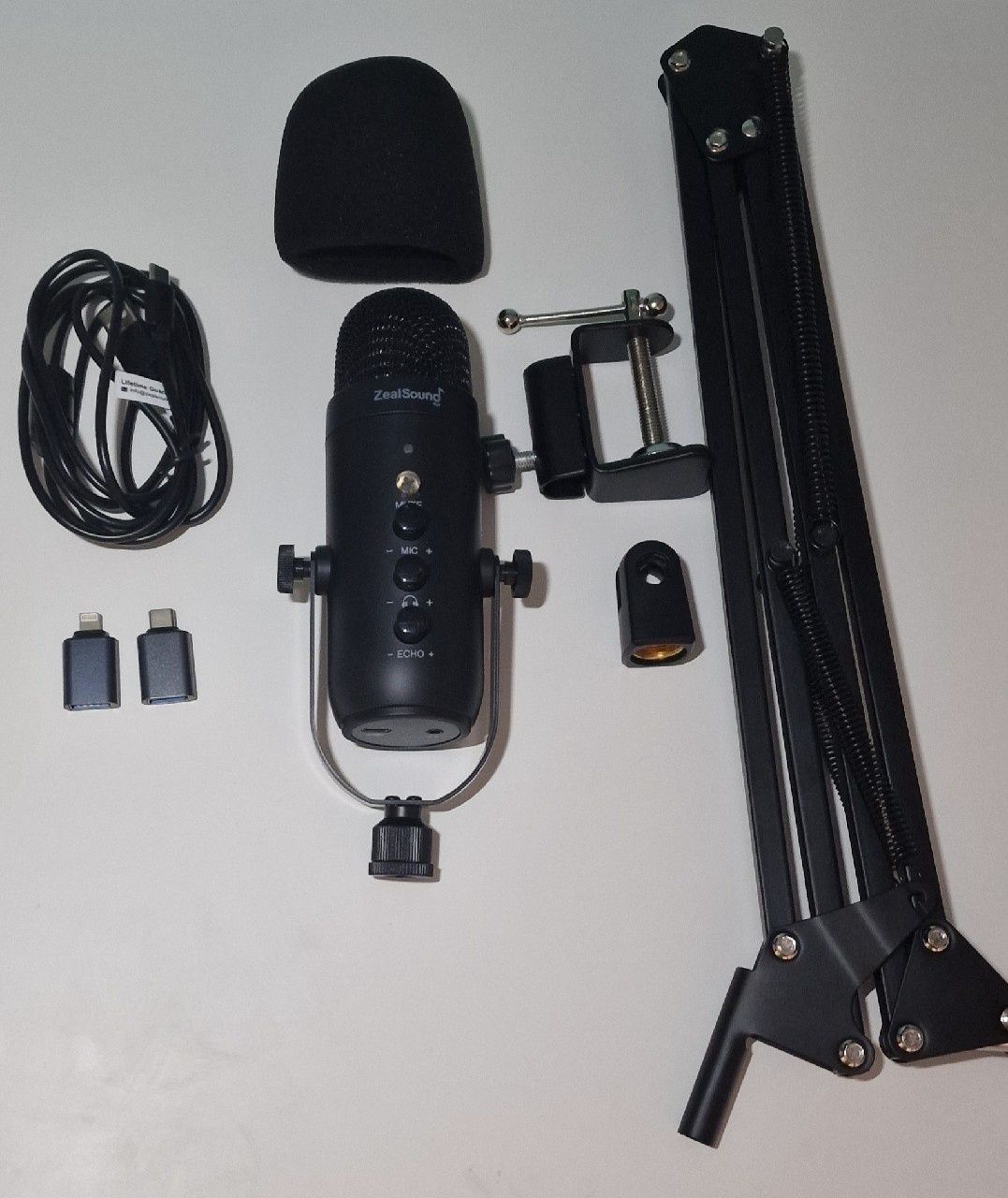 ZealSound K66s mikrofon pojemnościowy + statyw