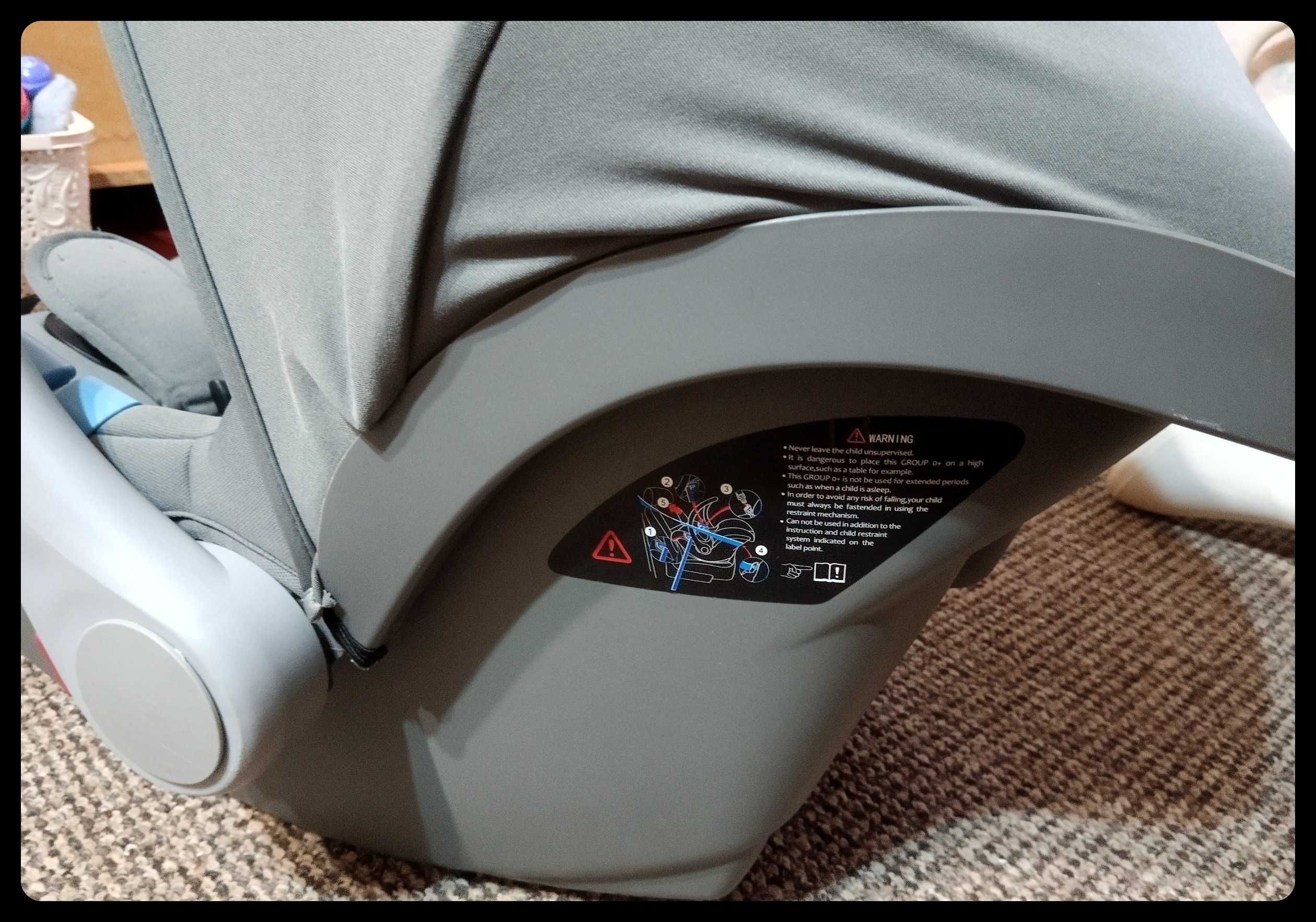 Автокресло Анекс Anex m/type e/type Серый Gray SS-02