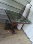Transport Wniesie stolik kawowy stylowy art deco marmur 60/60cm wys54