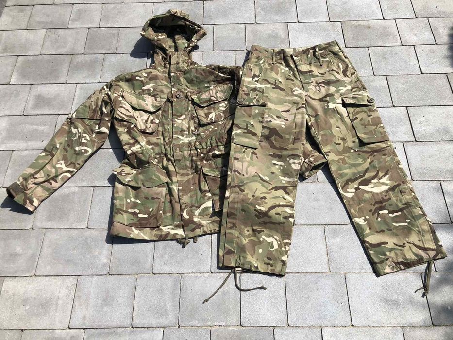 Комплект британська військова ПАРКА та ШТАНИ WINDPROOF mtp мультикам