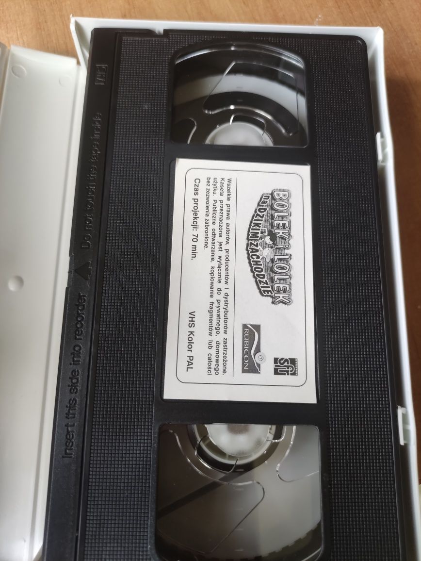 Kaseta video VHS,,Bolek i Lolek na dzikim zachodzie "