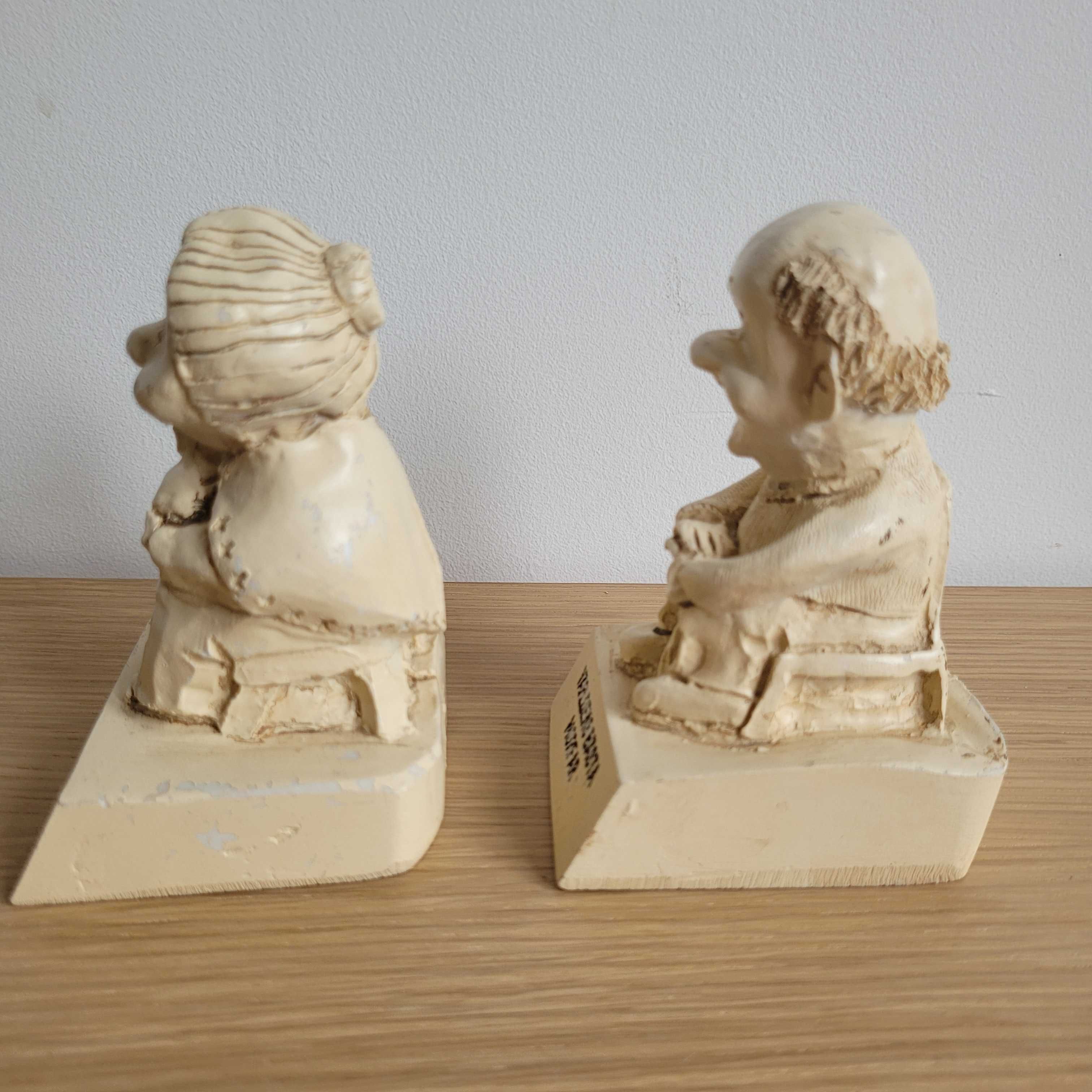 Figurki babcia i dziadek vintage PRL do ogrodu