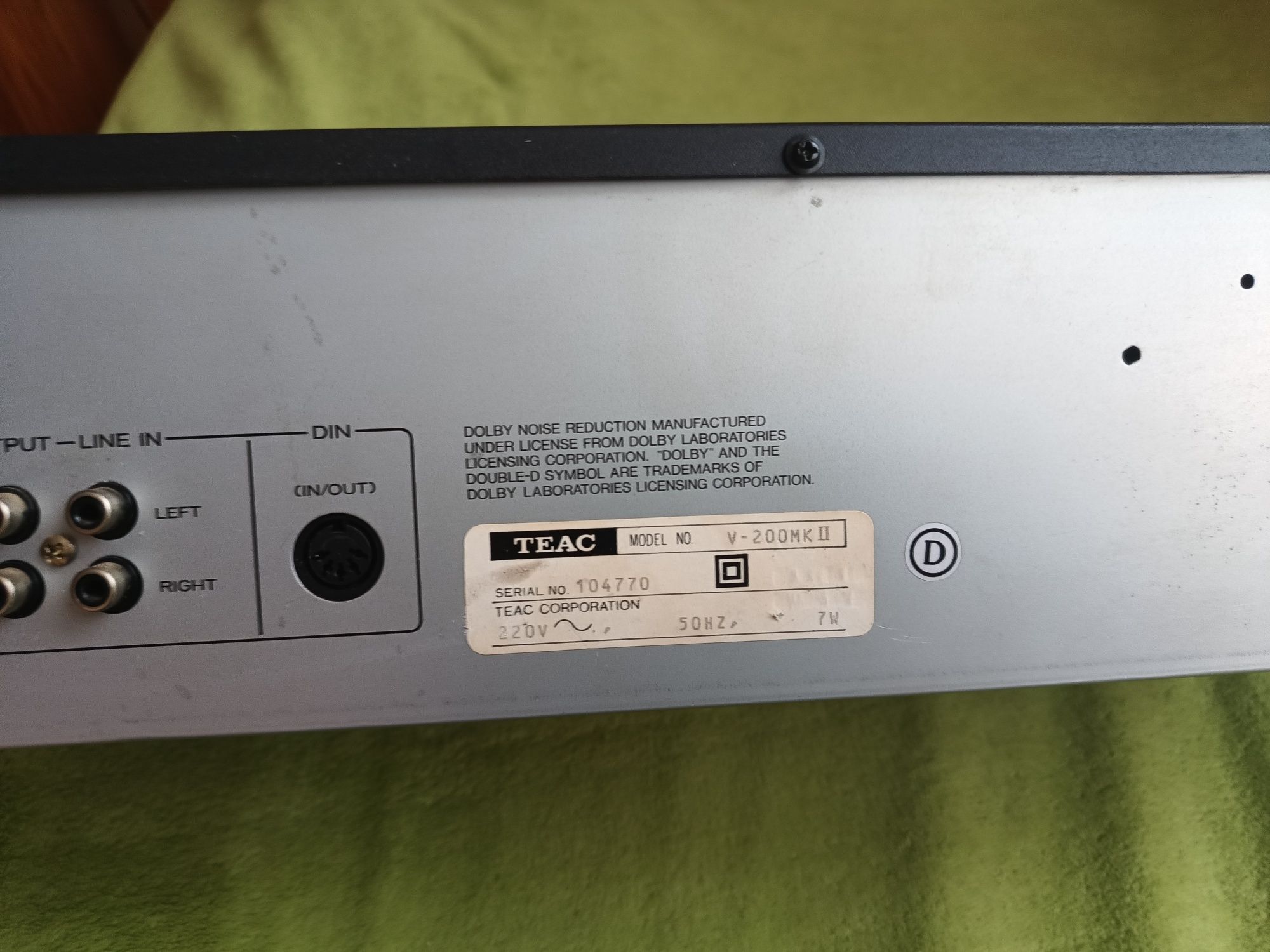 Magnetofon Teac V200 Mk II Stereo Casette Deck