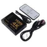 (NOVO) HDMI Switch 4K (5x1) c/ Comando