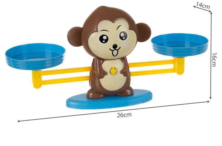 Gra edukacyjna małpka waga szalkowa Zabawka matematyczna
