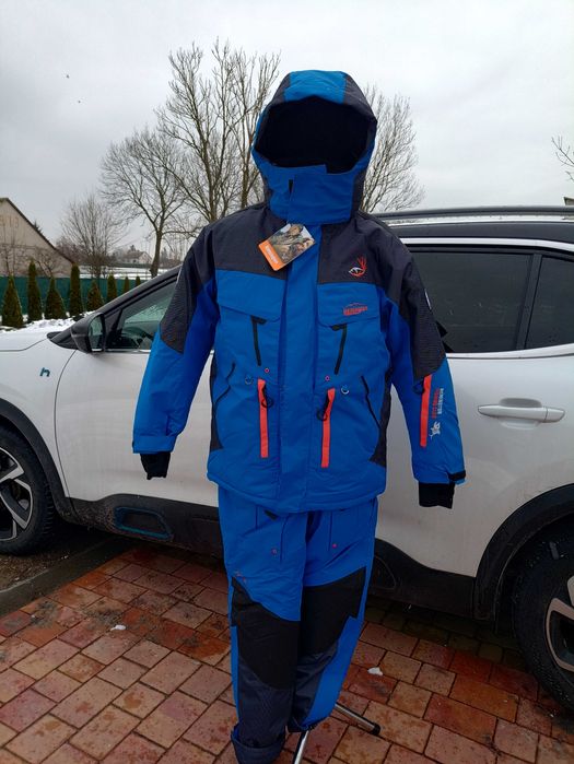 Nowy Komplet wędkarski rozm.M Remington Fishing kurtka+spodnie ogrodni