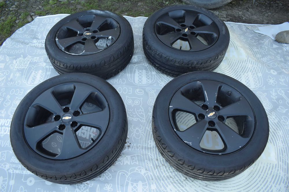 4X felgi opony  225/50R17 7J 5X115 ET44 CHEVROLET CRUZE 12r.96.831803