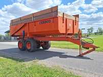Przyczepa skorupowa brimont cebeco, 8 10 12  ton