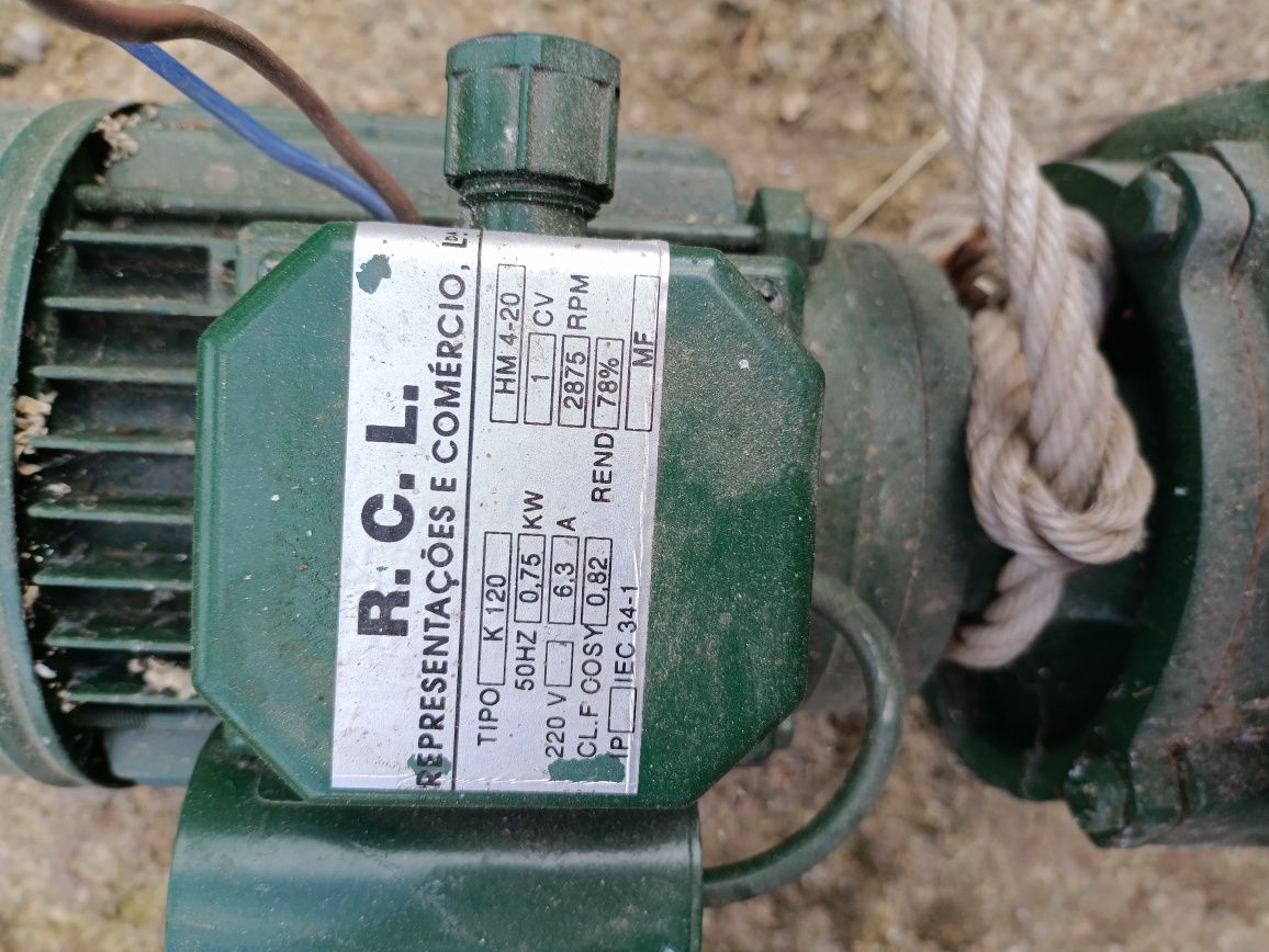 Motor elétrico de tirar água