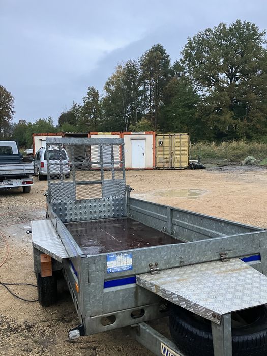 Przyczepa do przewozu minikoparki, sprzetu budowlanego WIOLA 2t/2000kg