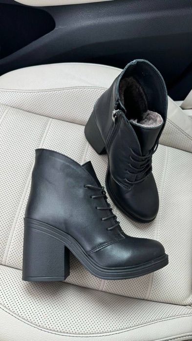 Черевики зимові натуральні жіночі. Женские зимние ботинки