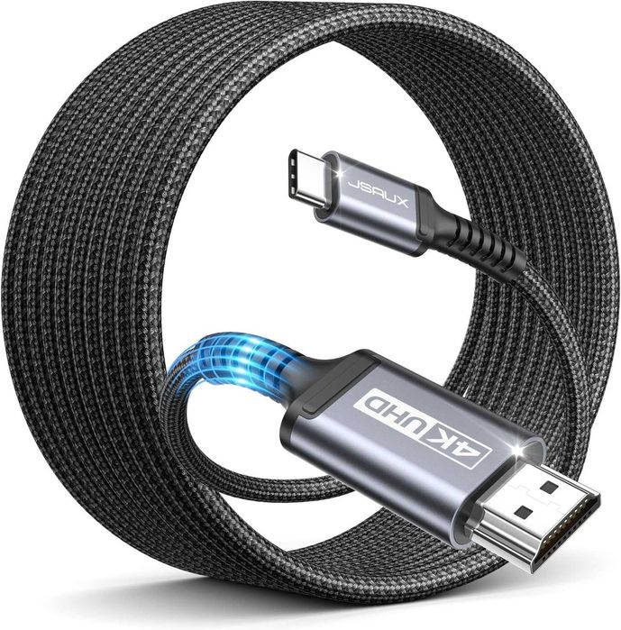Kabel Usb-c Hdmi 4k Uhd 4m Adapter Typ-c Thunderbolt 3 Iphone Macbook