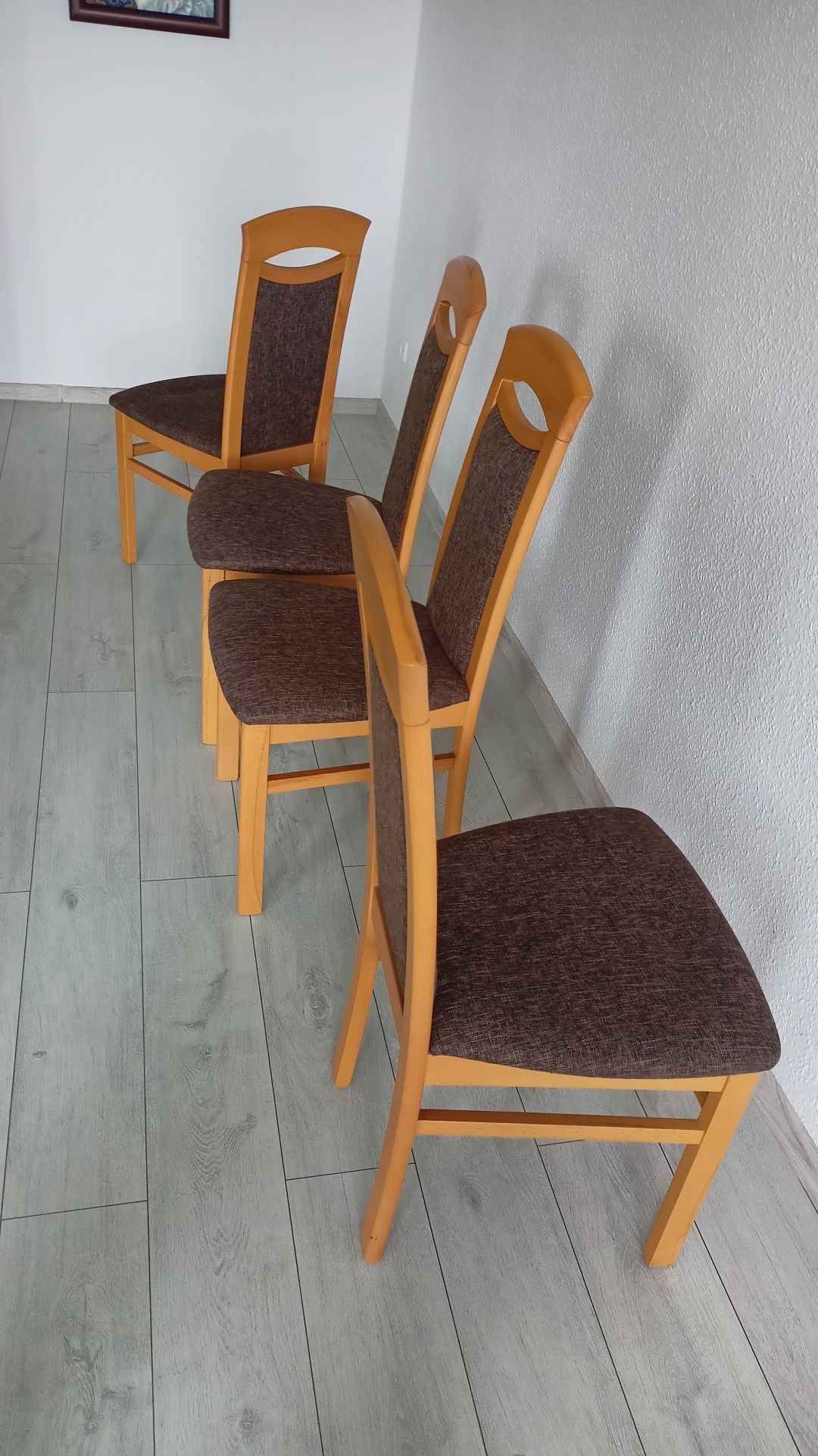 Krzesła drewniane "bukowe" 4 sztuki
