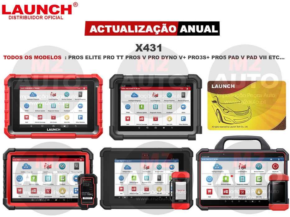 Launch Máquinas Diagnóstico OBD Actualização CRP 909 919 Etc (NOVO)