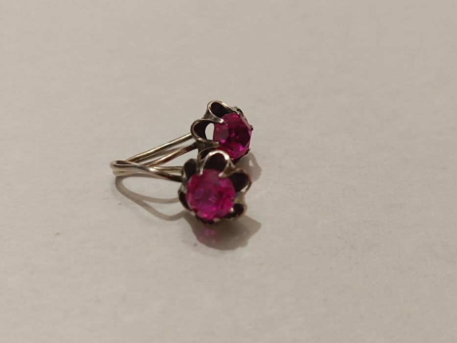 Серебряные серьги СССР
