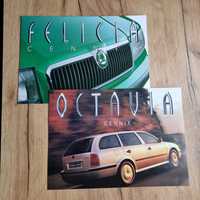 Stare cenniki samochodowe Scoda Octavia Felicia 1999 prospekt retro