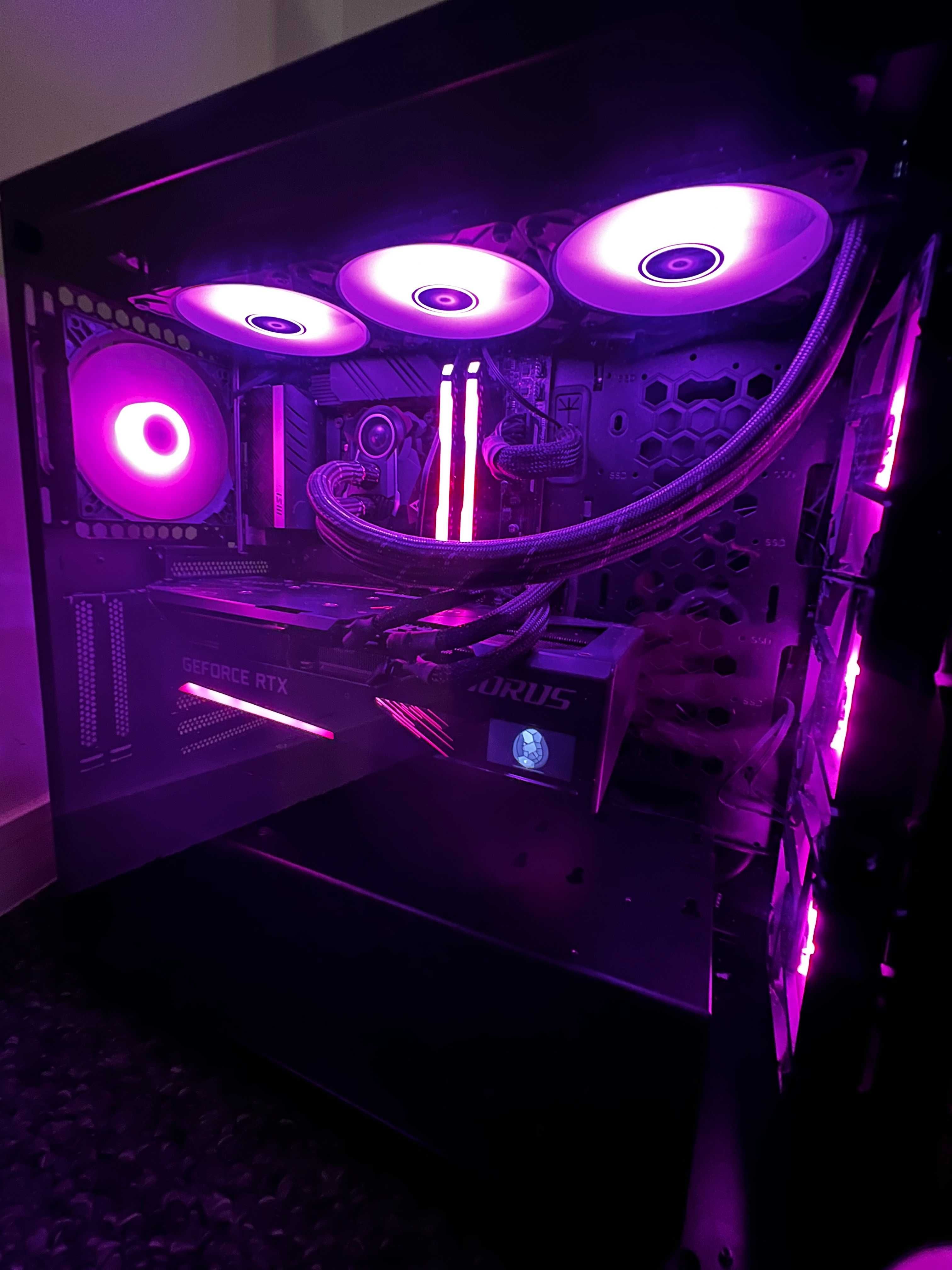 Komputer Gamingowy RTX3070Ti AORUS x i7 12th k zestaw prezent, komunia