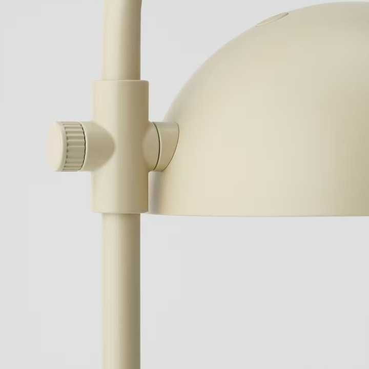 LAMPA stołowa ogrodowa IKEA SOMMARLANKE LED  baterie 45cm beżowa