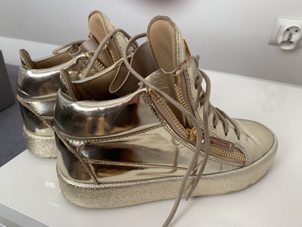 Buty Giuseppe Zanotti metal platine 36 stan idealny jak nowe