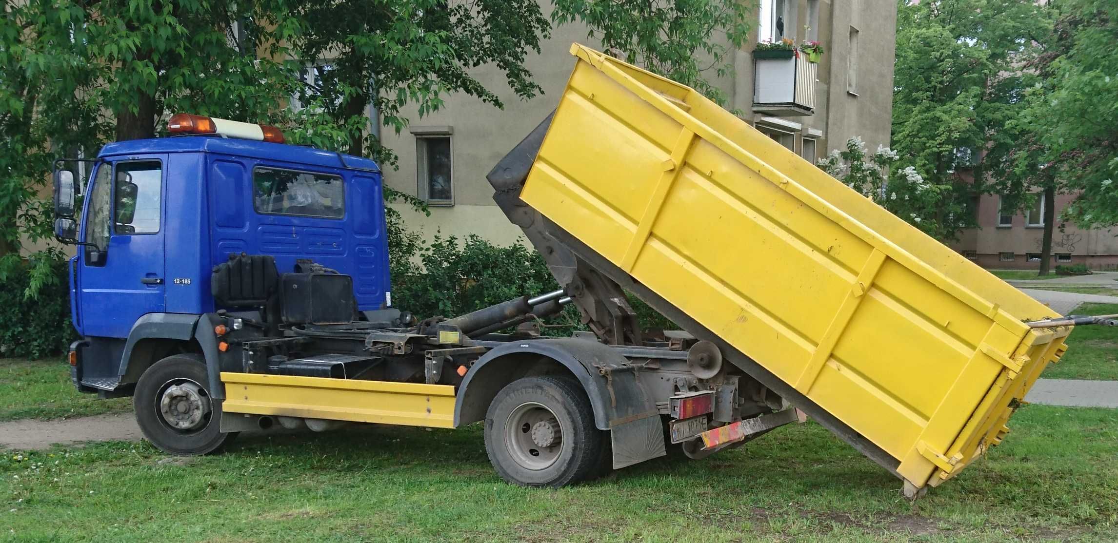 Wynajem kontenera na śmieci budowlane, gruz i inne odpady - Warszawa