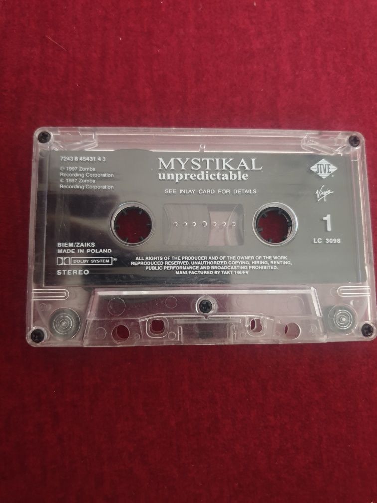 Mystikal unpredictable kaseta magnetofonowa