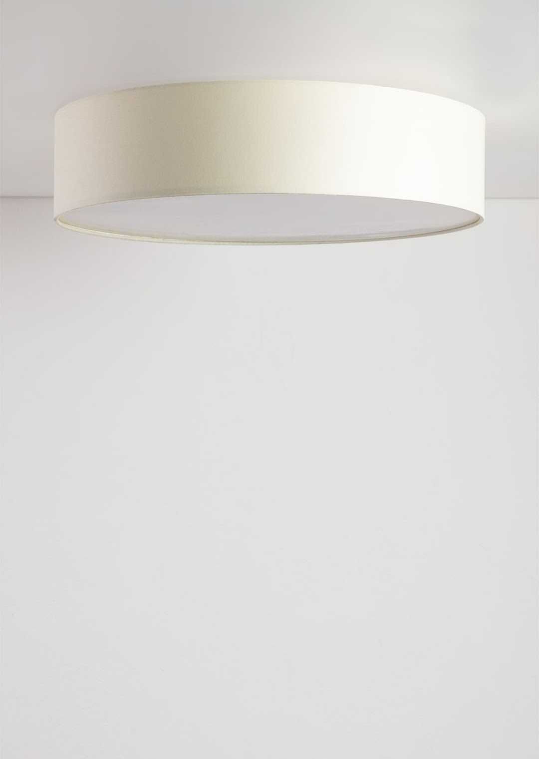 Lampa sufitowa plafon NOWY marka SKLUM kolor kremowy srednica 50 cm