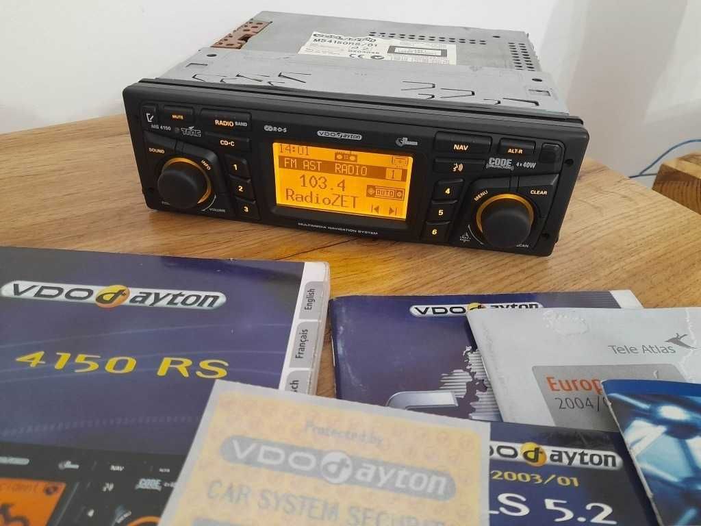 Radio VDO MS4150 Mercedes w124 w201 w140 r129 w210 w208 w202